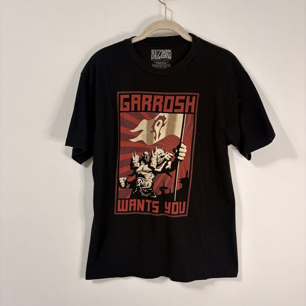 Blizzard Garrosh Hellscream Wants You T-Shirt Sz M
